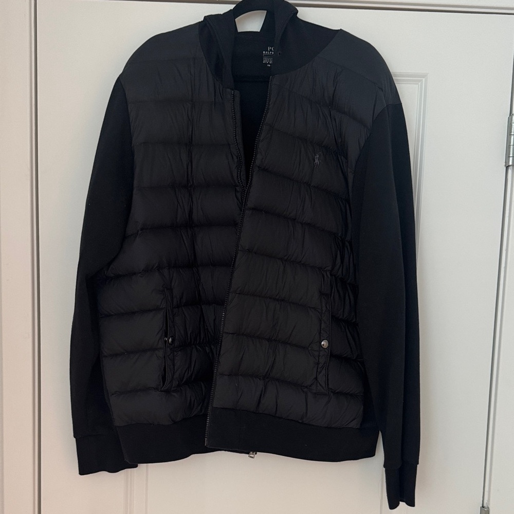Polo Ralph Lauren Quilted duck down Puffer hoodie Jacket XXL
